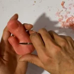 مراحل ساخت پروتز انگشت شست پا